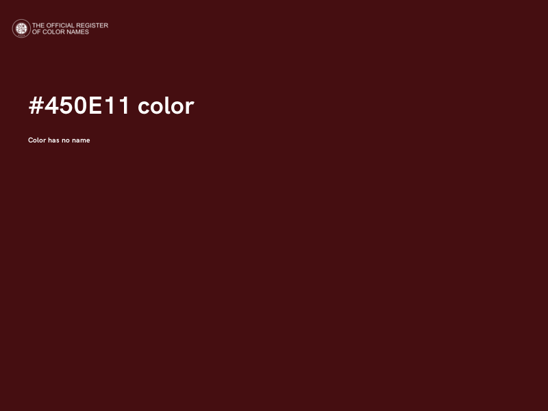 #450E11 color image