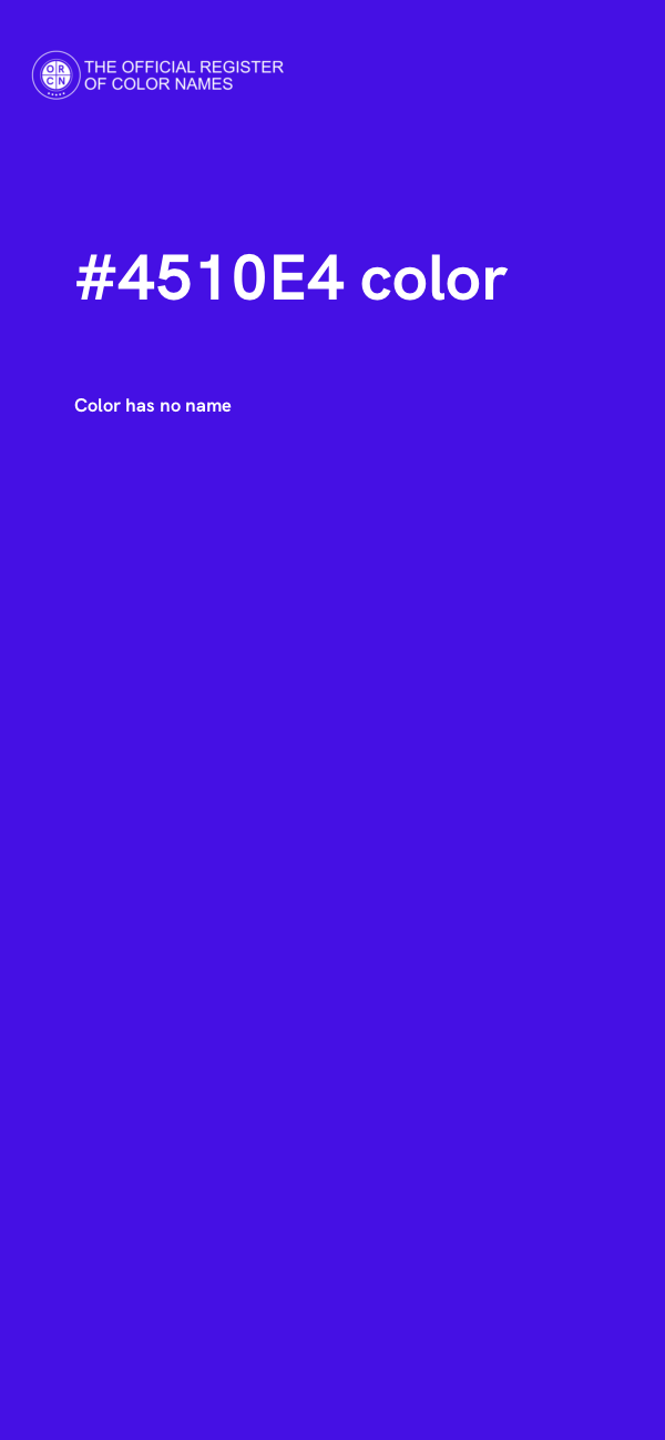 #4510E4 color image