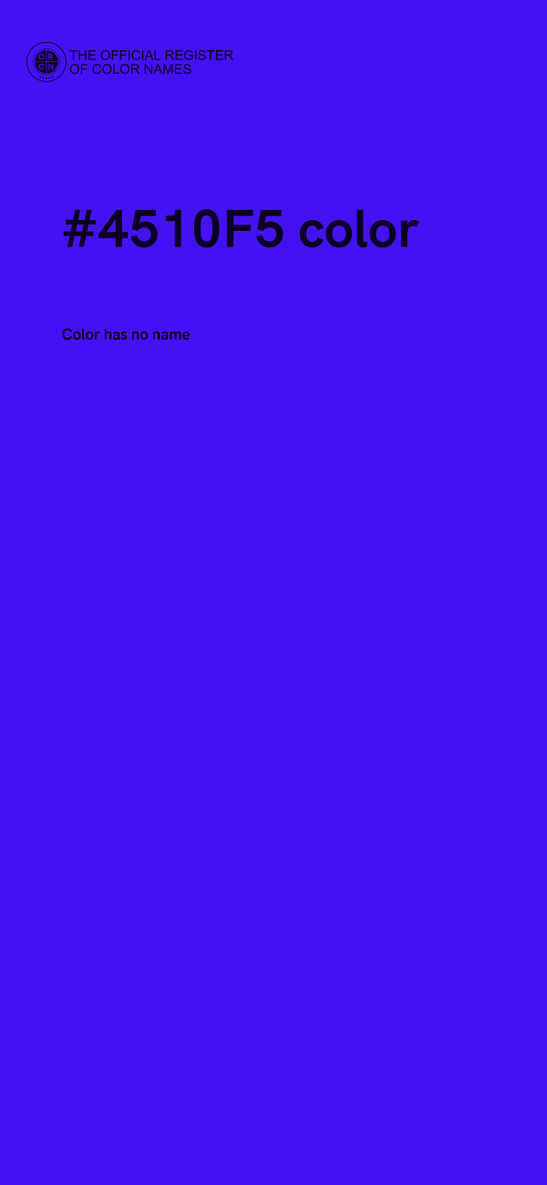 #4510F5 color image