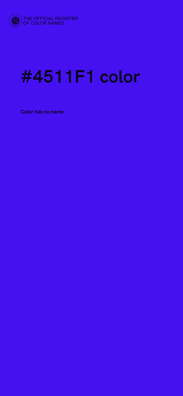 #4511F1 color image
