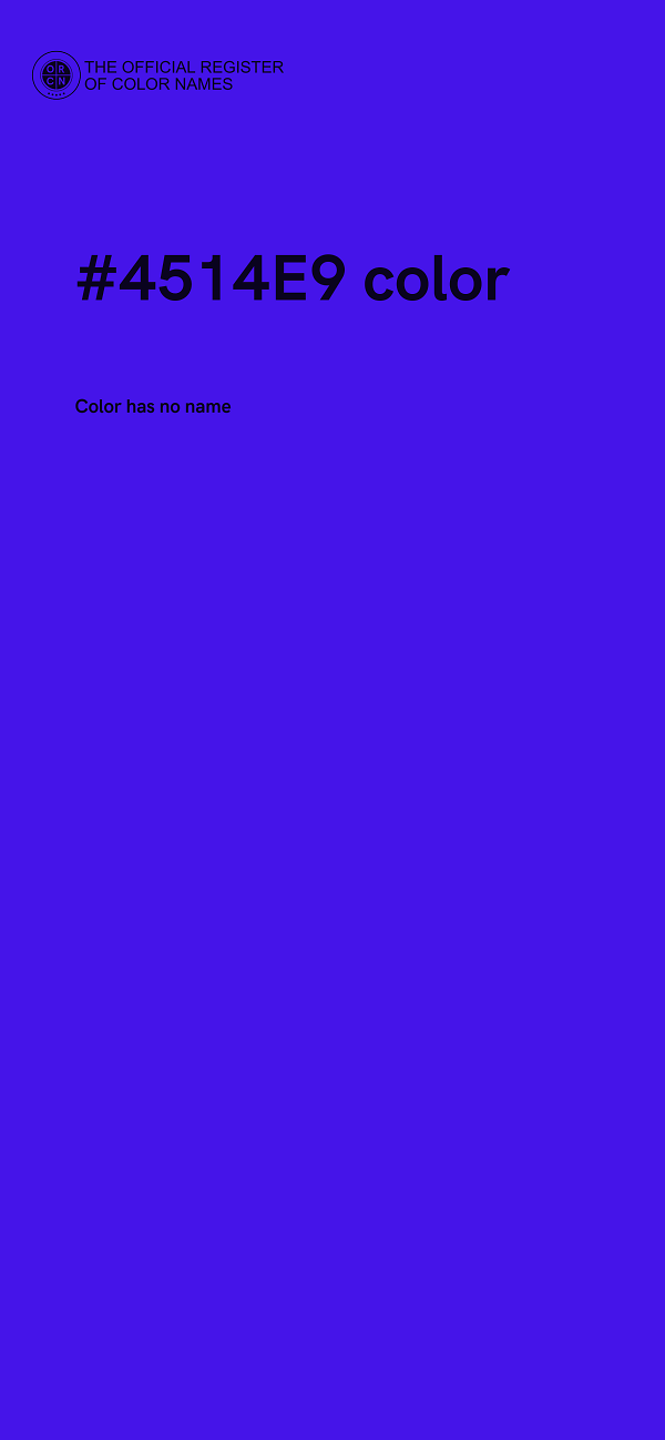 #4514E9 color image