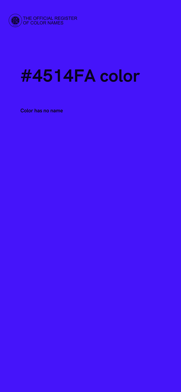 #4514FA color image