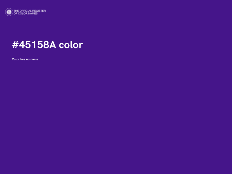 #45158A color image