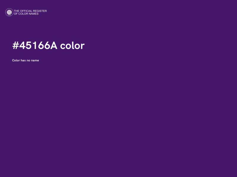 #45166A color image
