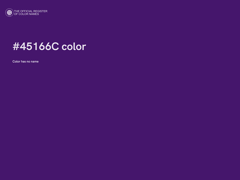 #45166C color image