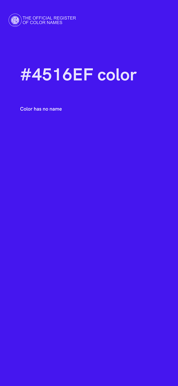 #4516EF color image