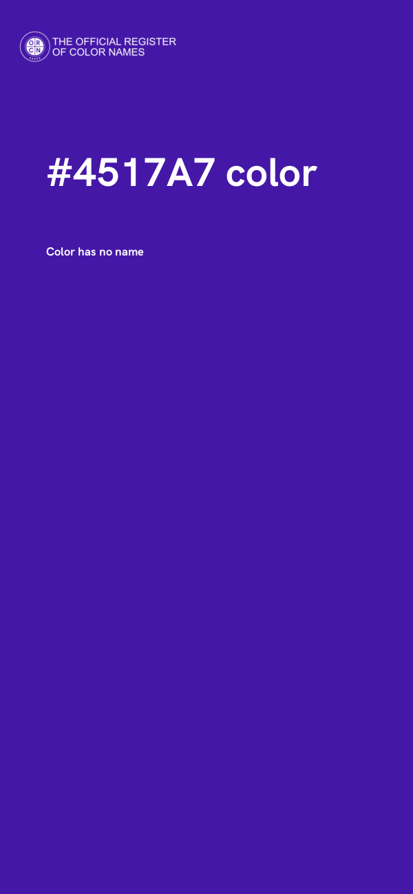 #4517A7 color image