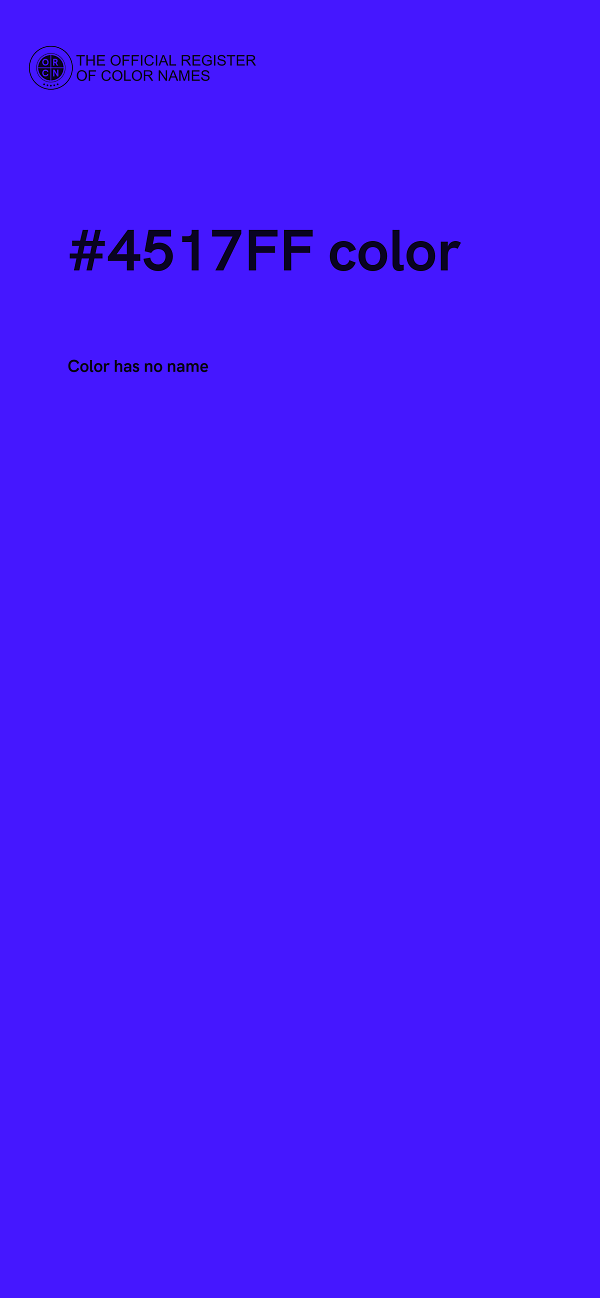#4517FF color image
