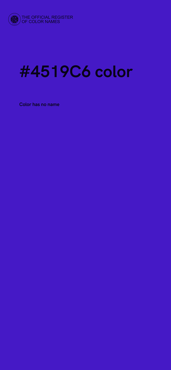 #4519C6 color image