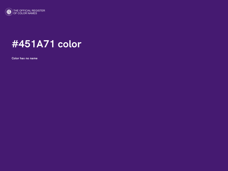 #451A71 color image