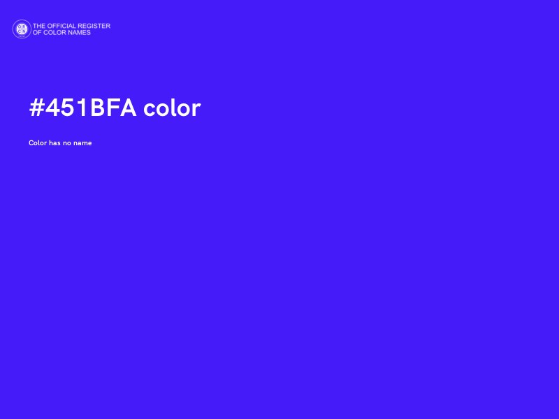 #451BFA color image