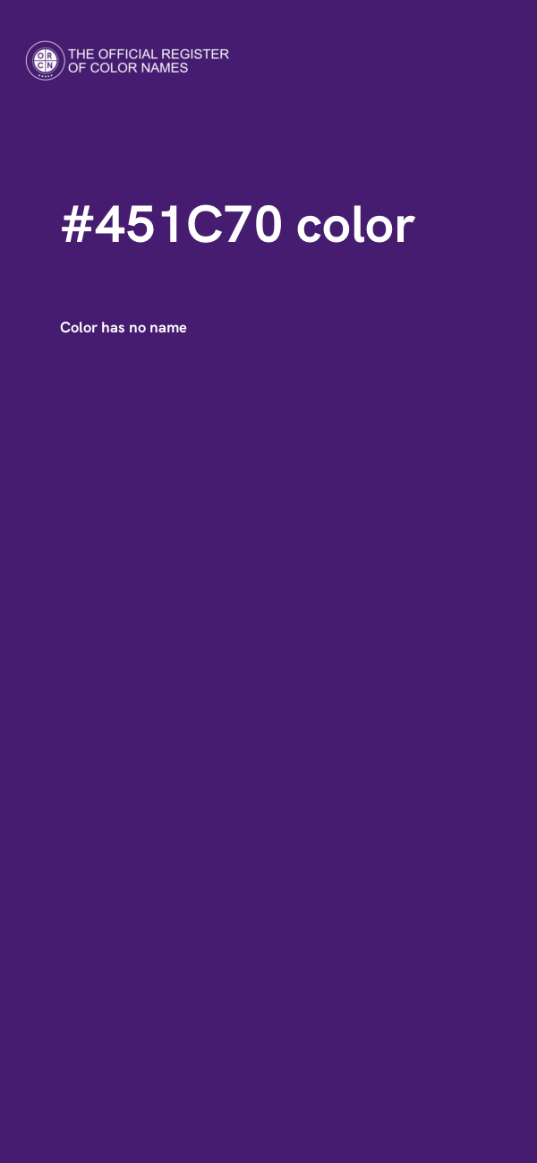 #451C70 color image