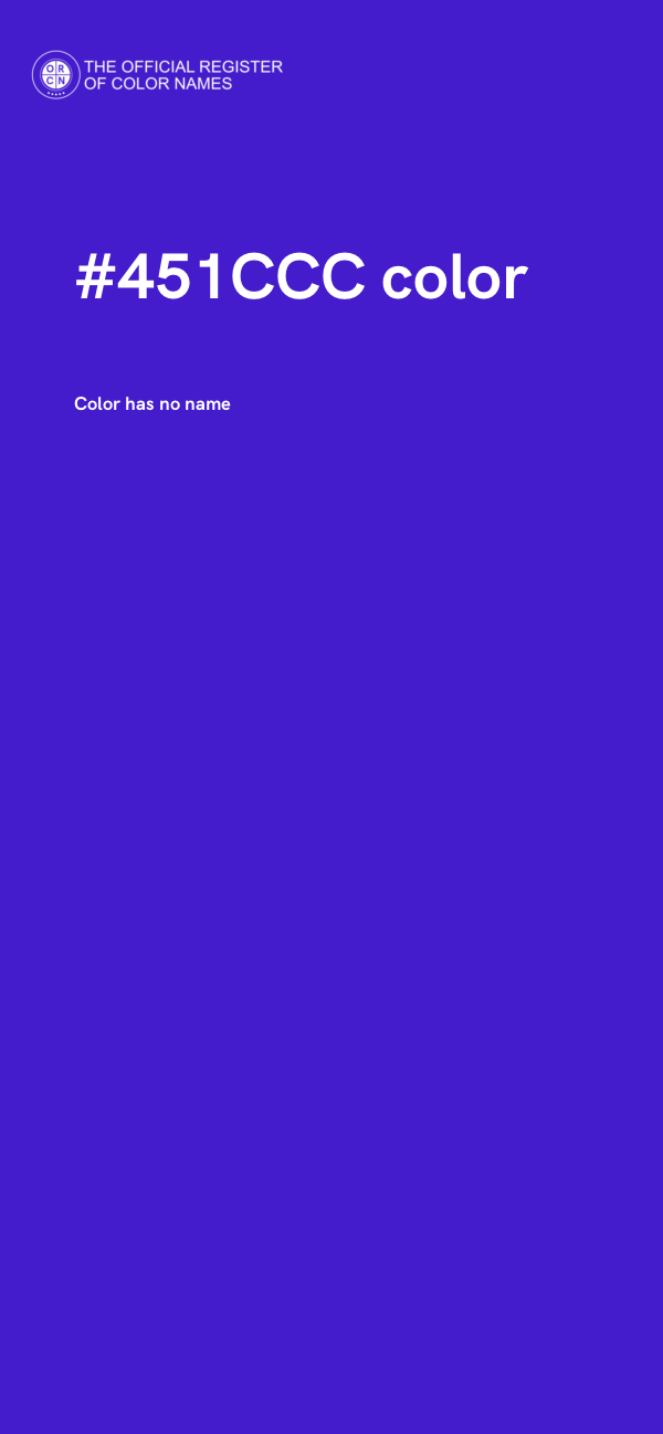 #451CCC color image
