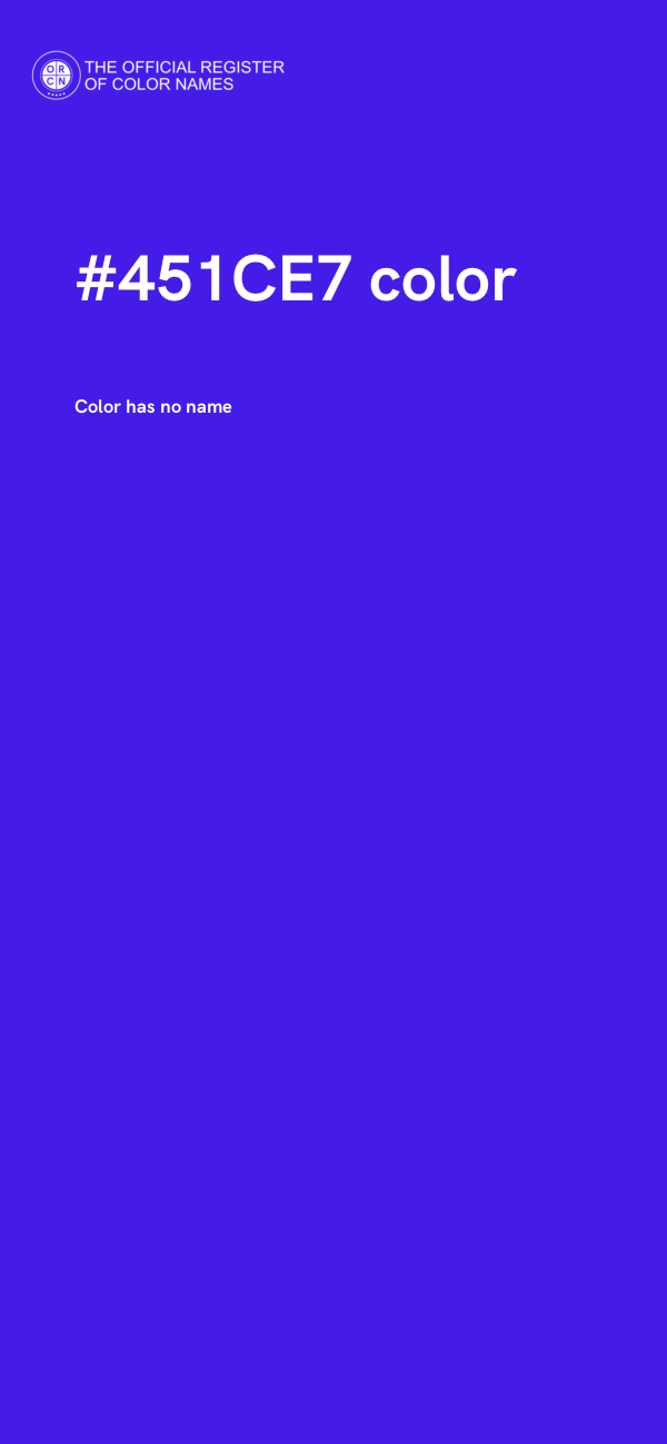 #451CE7 color image