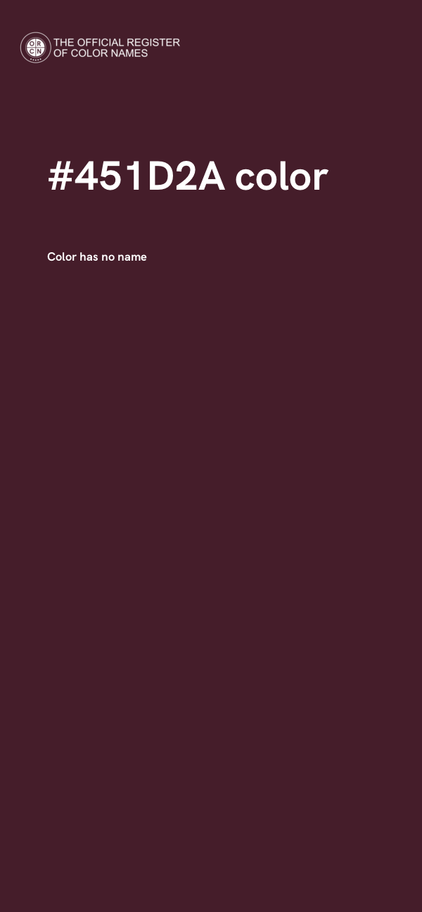 #451D2A color image