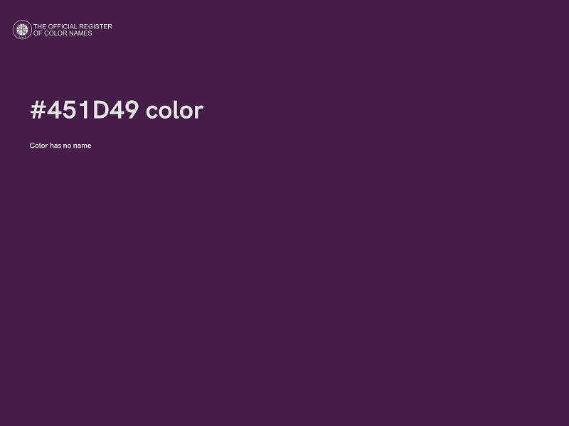 #451D49 color image