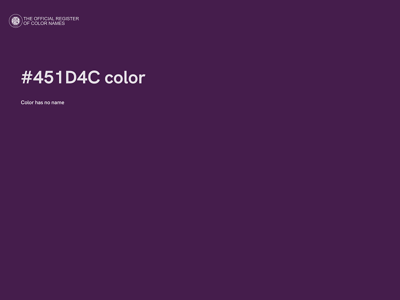 #451D4C color image