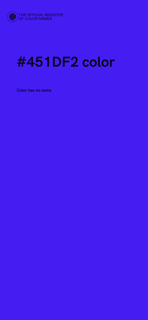 #451DF2 color image