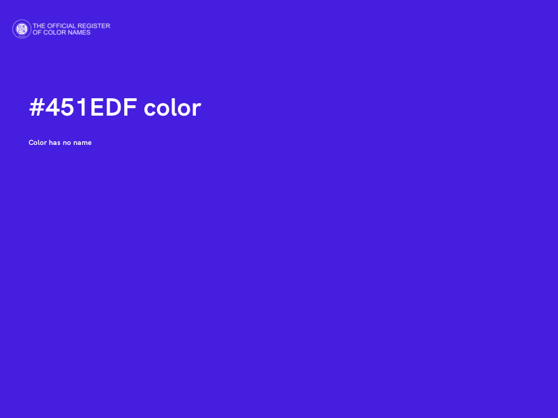 #451EDF color image