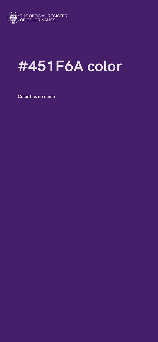 #451F6A color image