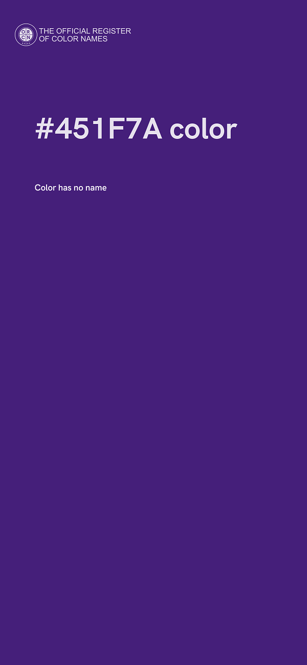 #451F7A color image