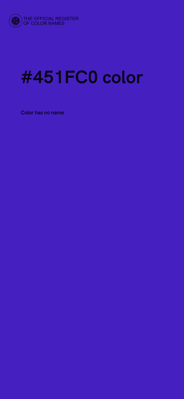 #451FC0 color image