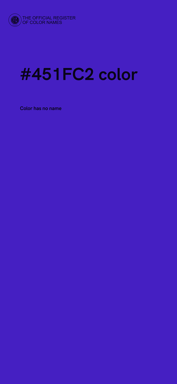 #451FC2 color image