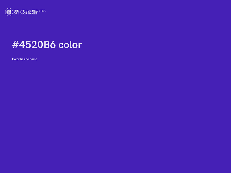 #4520B6 color image