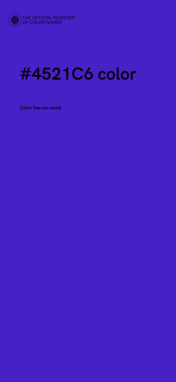 #4521C6 color image