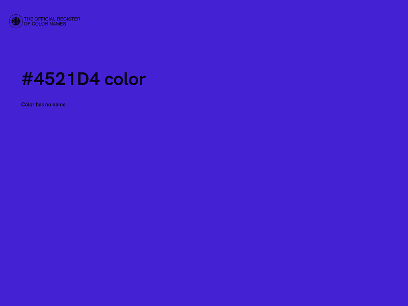 #4521D4 color image