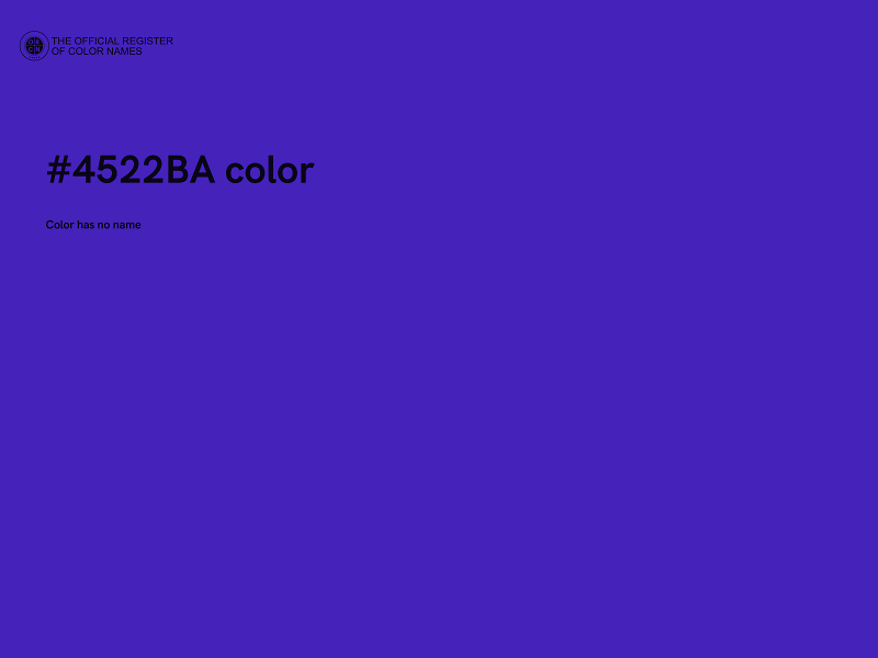 #4522BA color image