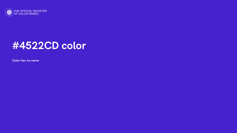 #4522CD color image