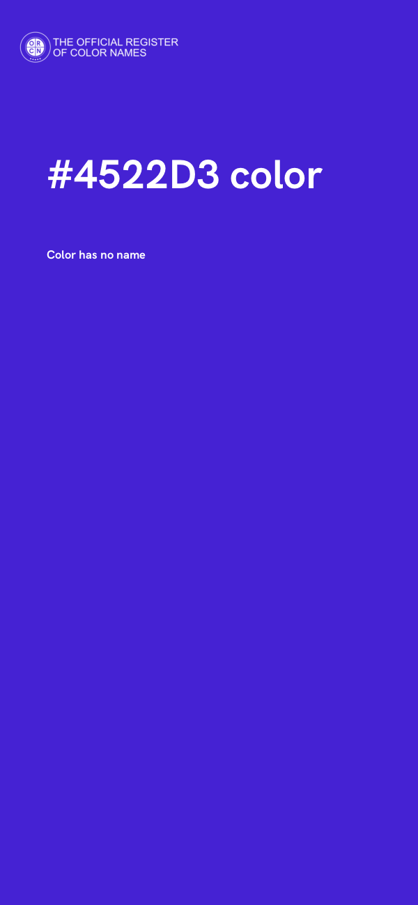 #4522D3 color image