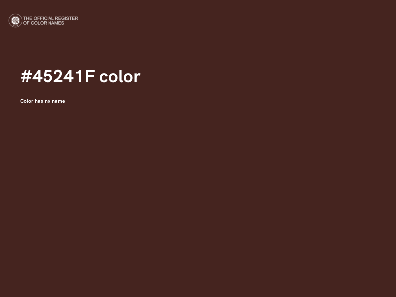 #45241F color image