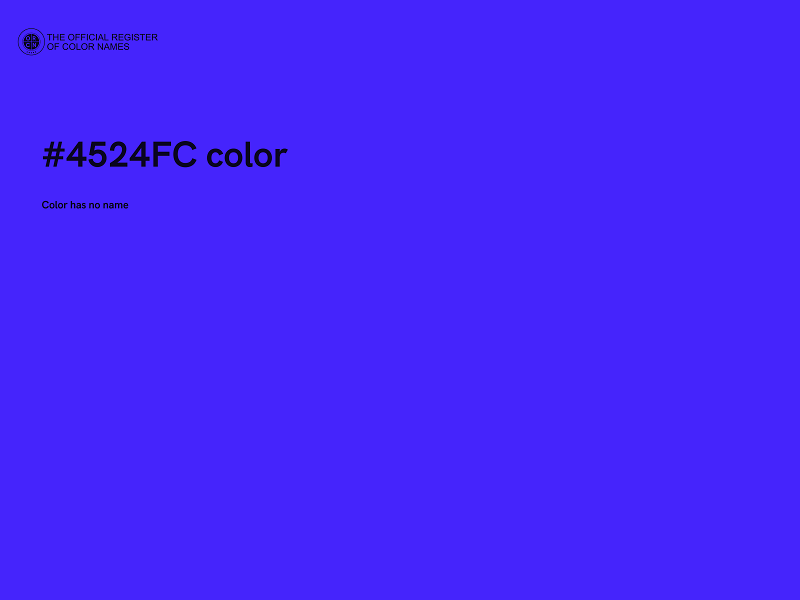 #4524FC color image