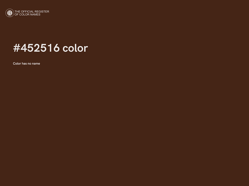 #452516 color image