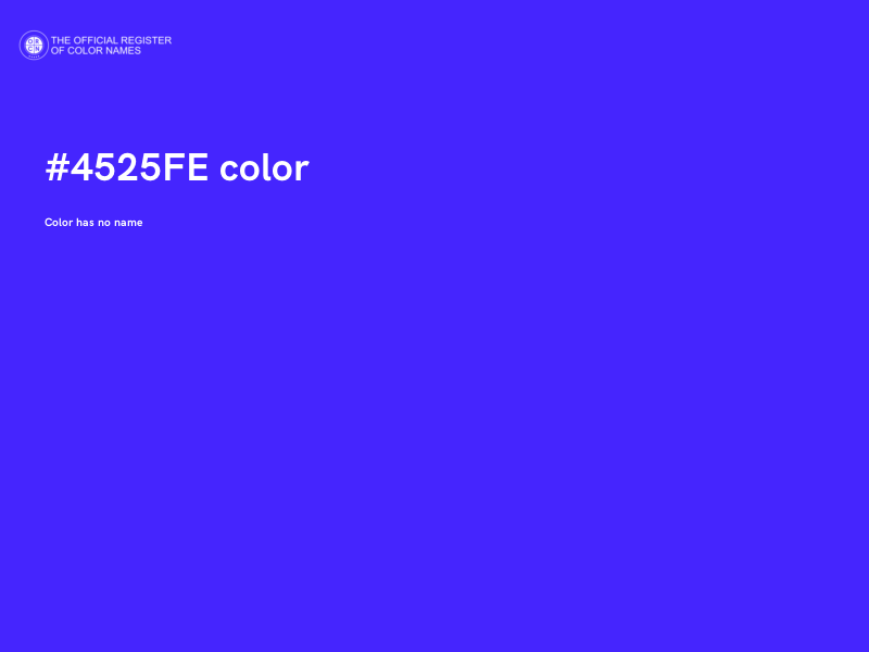 #4525FE color image