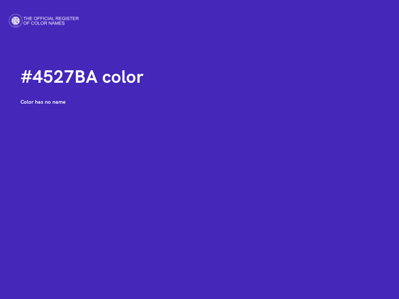 #4527BA color image