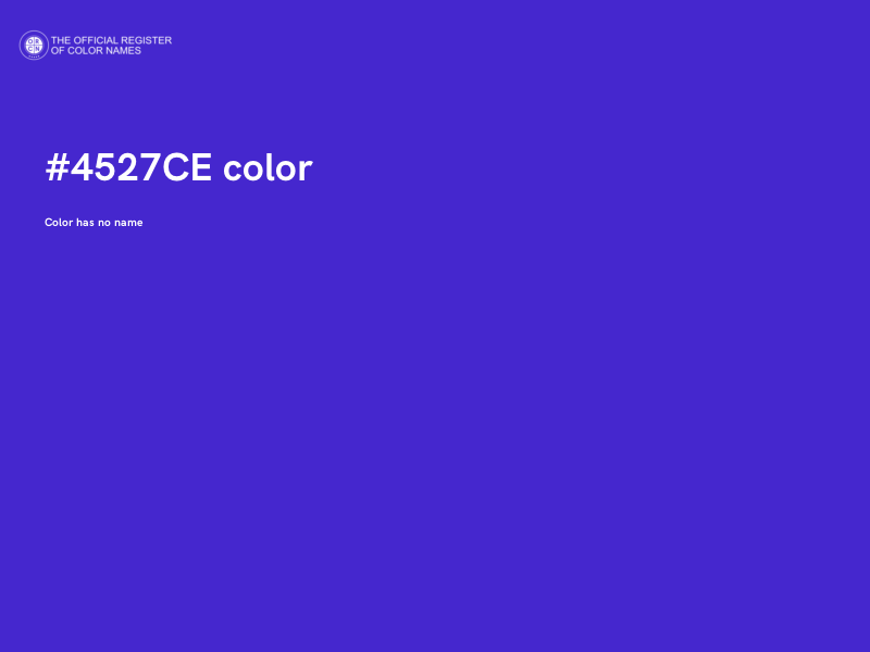 #4527CE color image