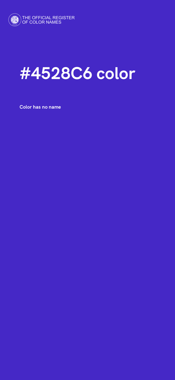 #4528C6 color image