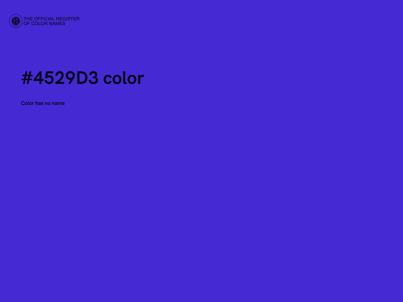 #4529D3 color image