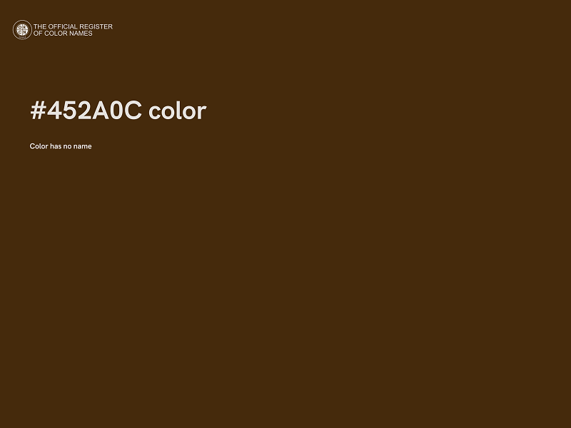 #452A0C color image