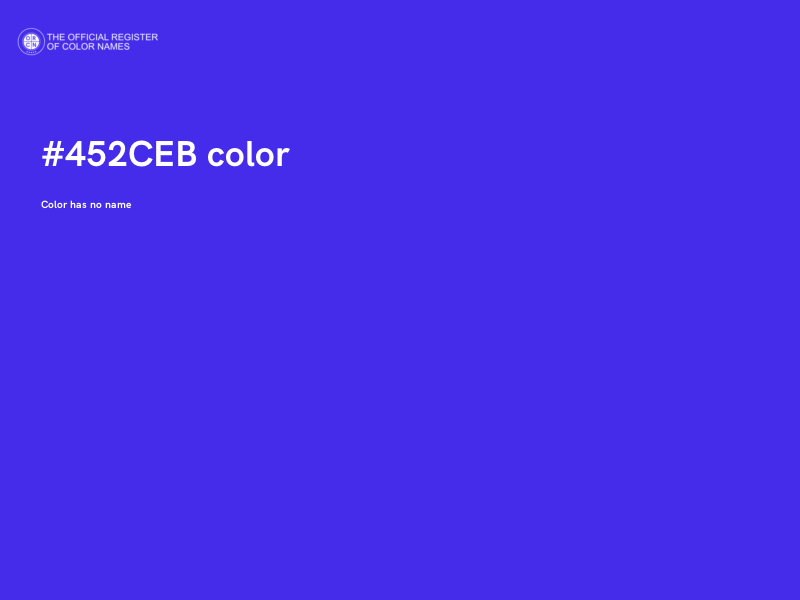 #452CEB color image