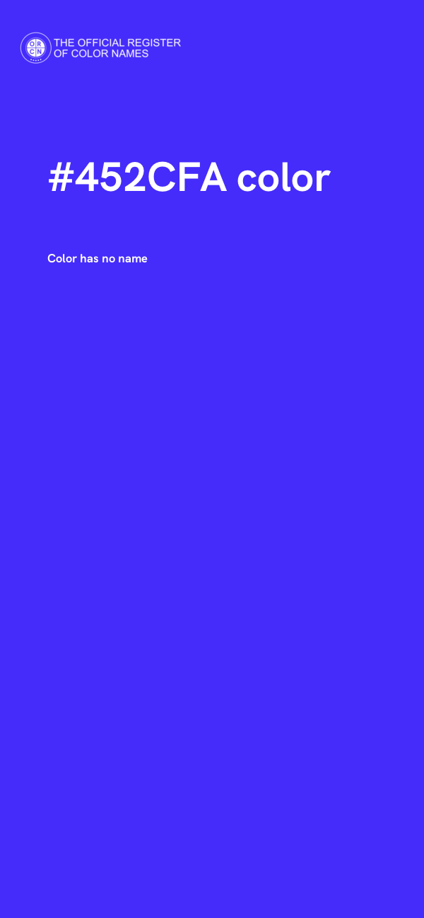 #452CFA color image