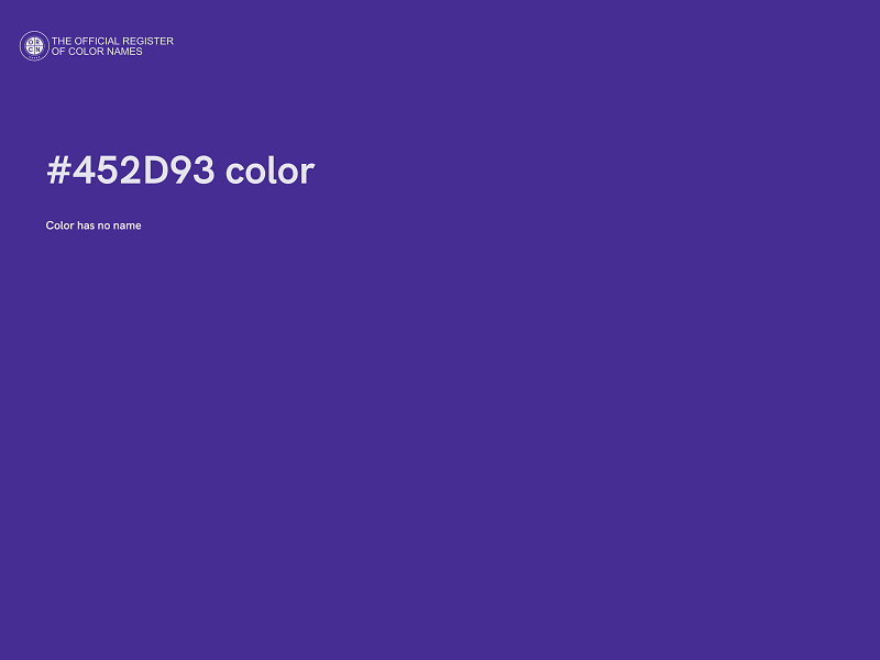 #452D93 color image