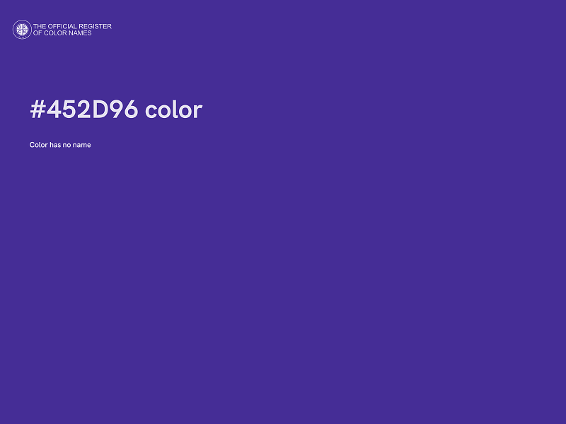 #452D96 color image