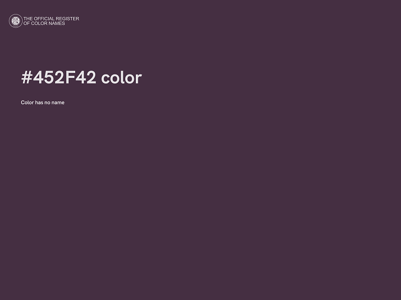 #452F42 color image