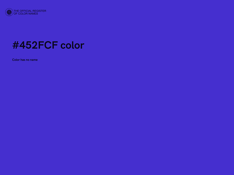 #452FCF color image