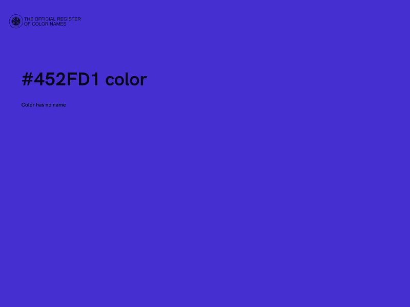 #452FD1 color image