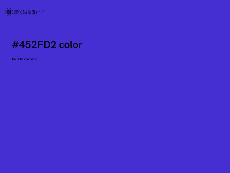 #452FD2 color image